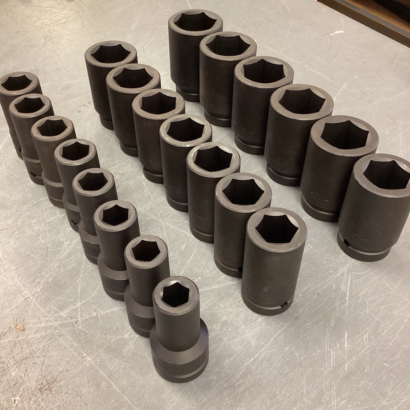 PROTO J76121 Impact Socket Set 1″ Drive 21pcs (21) 6-Point