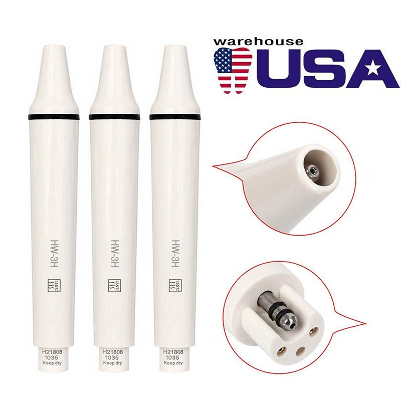 3PCS Dental Ultrasonic Piezo Scaler Handpiece Tips HW-3H For EMS / Woodpecker
