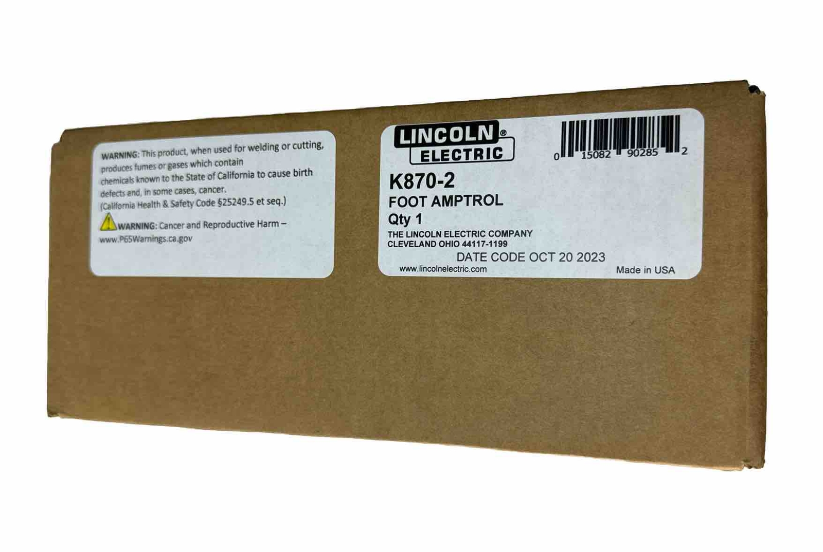 Lincoln Electric K870-2 Foot Amptrol, 25 Ft. (7.6m) (12 Pin) WELDING AMPTROL