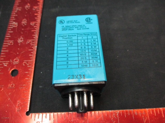 IDEC IZUMI CORP RTE-P11 Electronic Timer 0-60S VOLTS 24VAC/DC, RATING 10A 120VAC