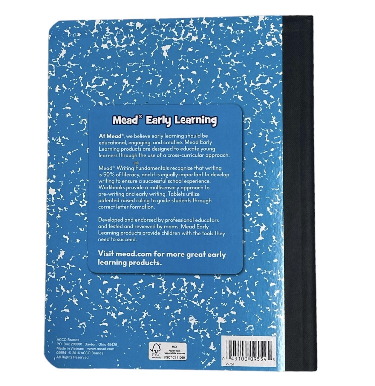 (4X) Mead Writing Fundamentals Primary Journal 100 Sheets 9.75 x 7.5, Grades K-2