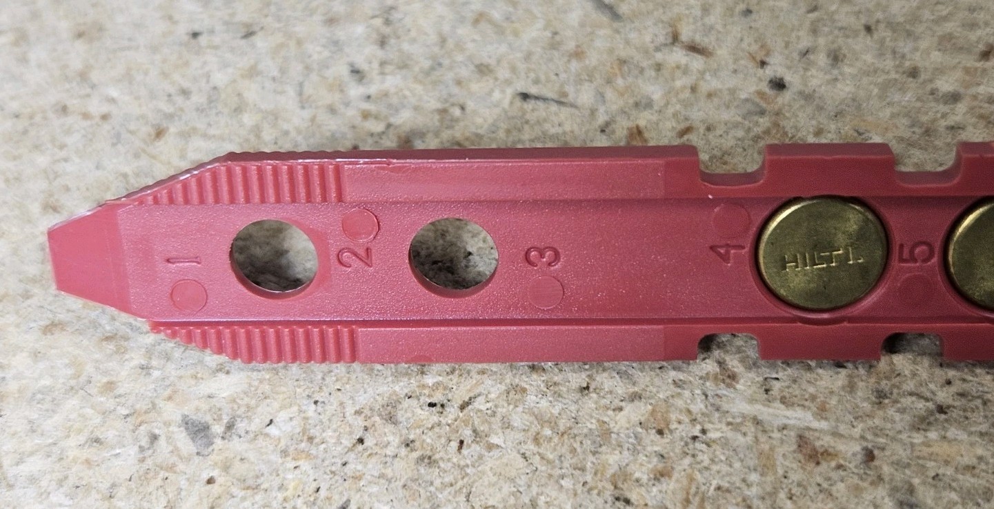 HILTI 6.8/11 M10 powder cartridges .27 cal – red – 50353 – 10 strips – 100 shots
