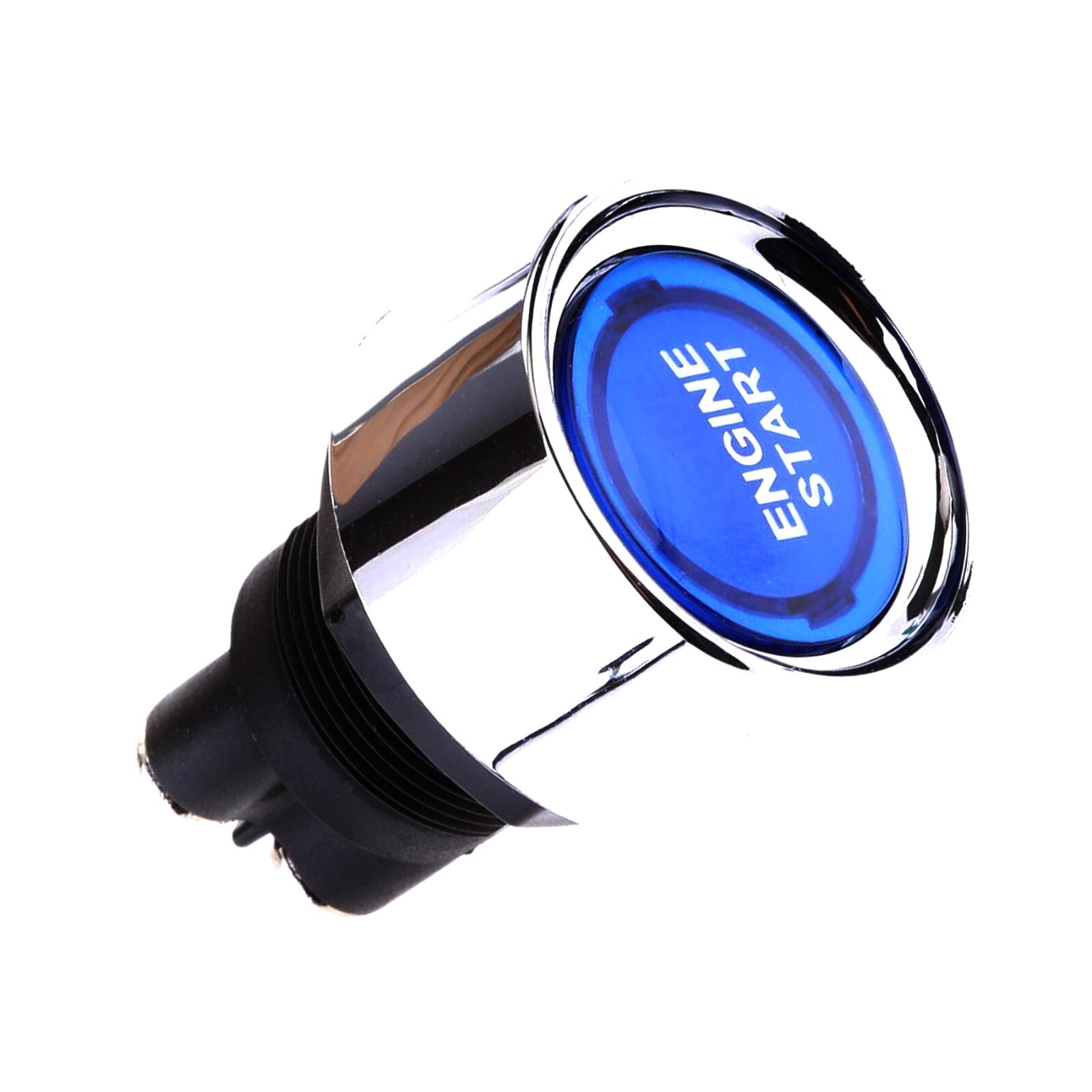 12 Volt DC LED Light Heavy-Duty Momentary Push-Button Starter Switch (50 Amps)