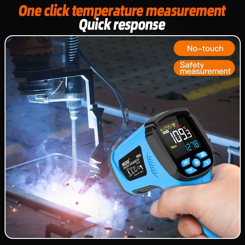 IR05B Digital Infrared Thermometer -40-2000℃ High Temparature Meter 50:1 D:S