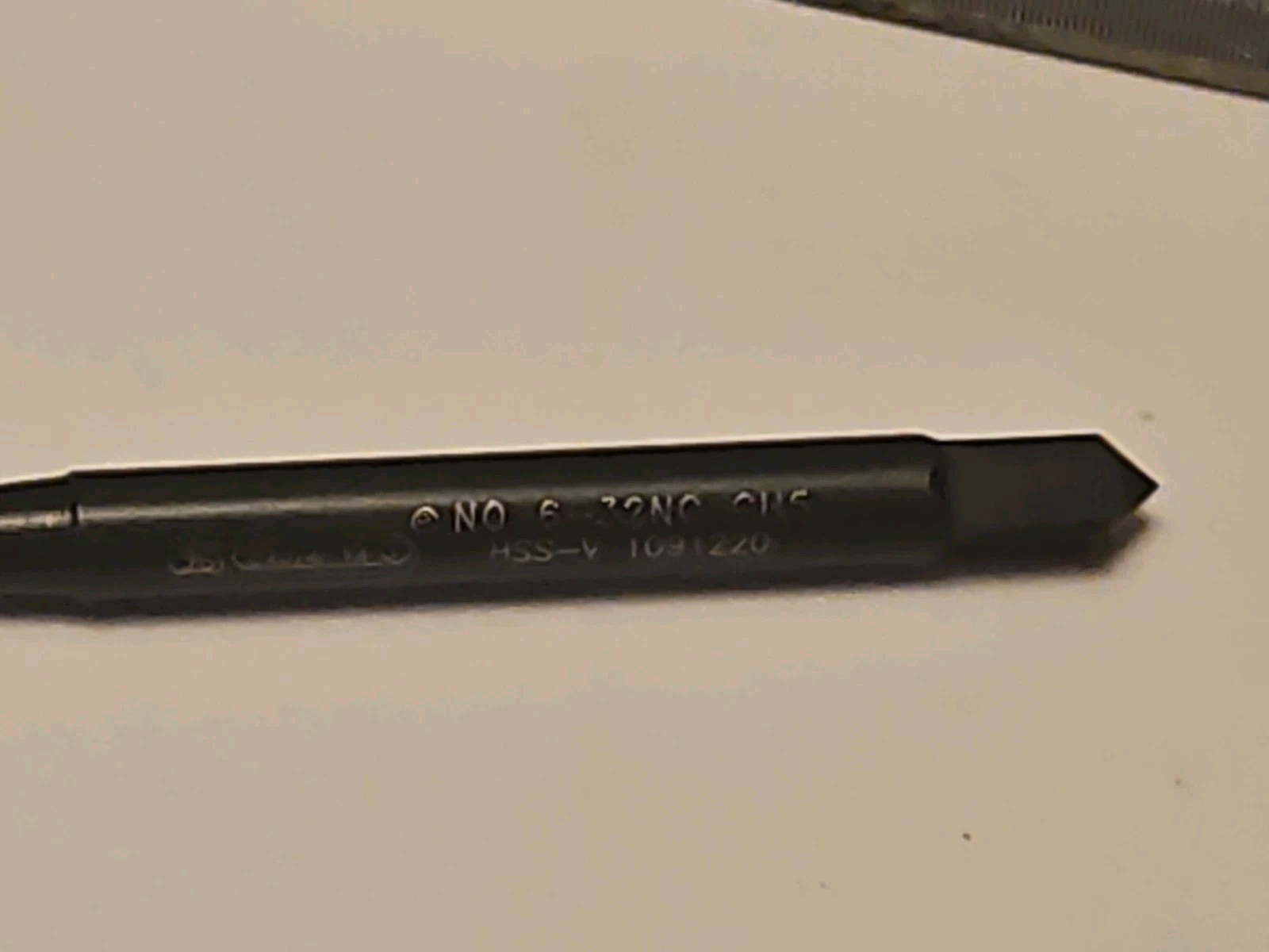 OSG Spiral Point Tap #6-32 UNC 2 Flutes Plug Chamfer HSS-E Vanadium Ox LOT1206