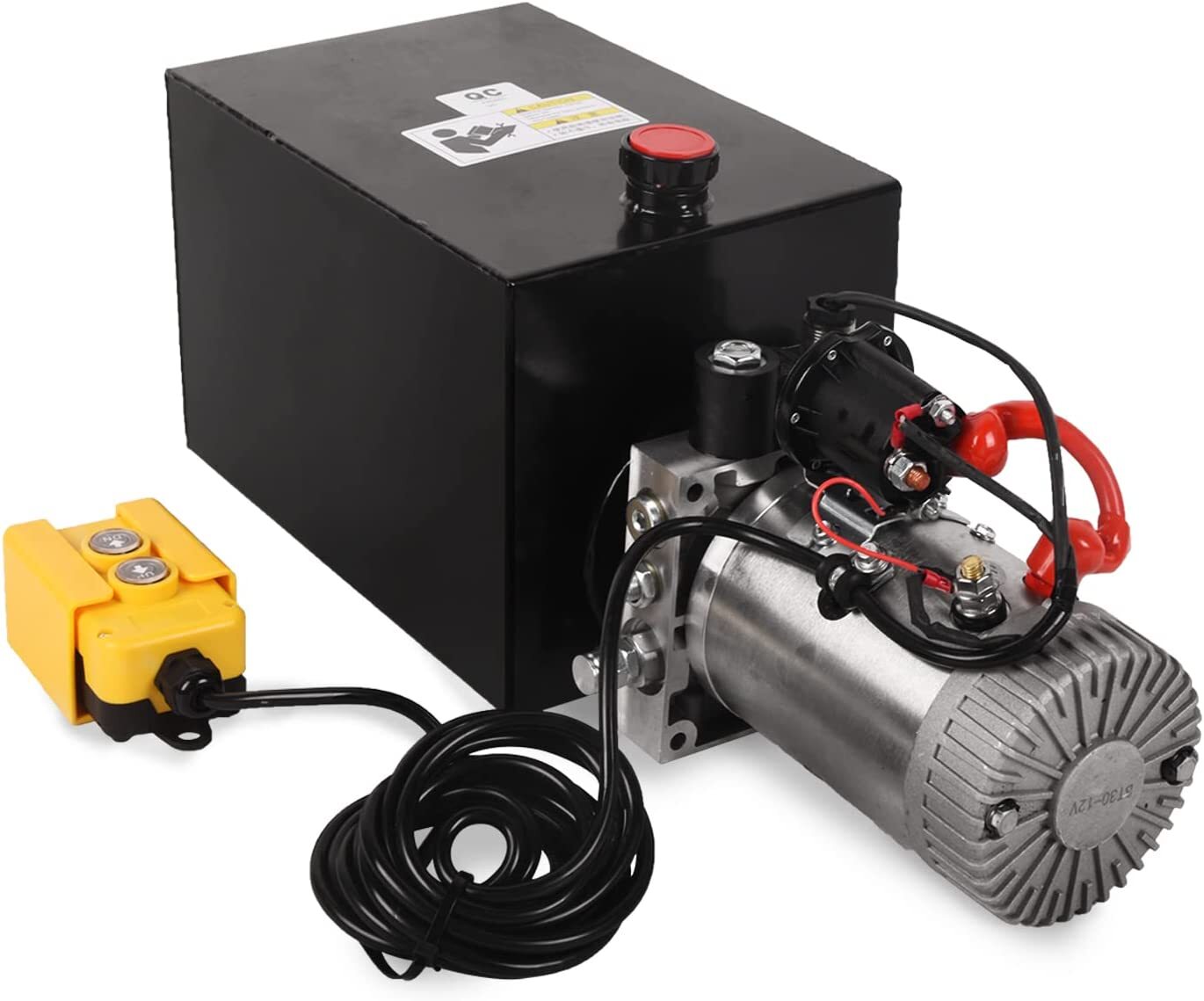13 Quart Hydraulic Pump 3200PSI Single Acting Metal Reservoir Dump Trailer