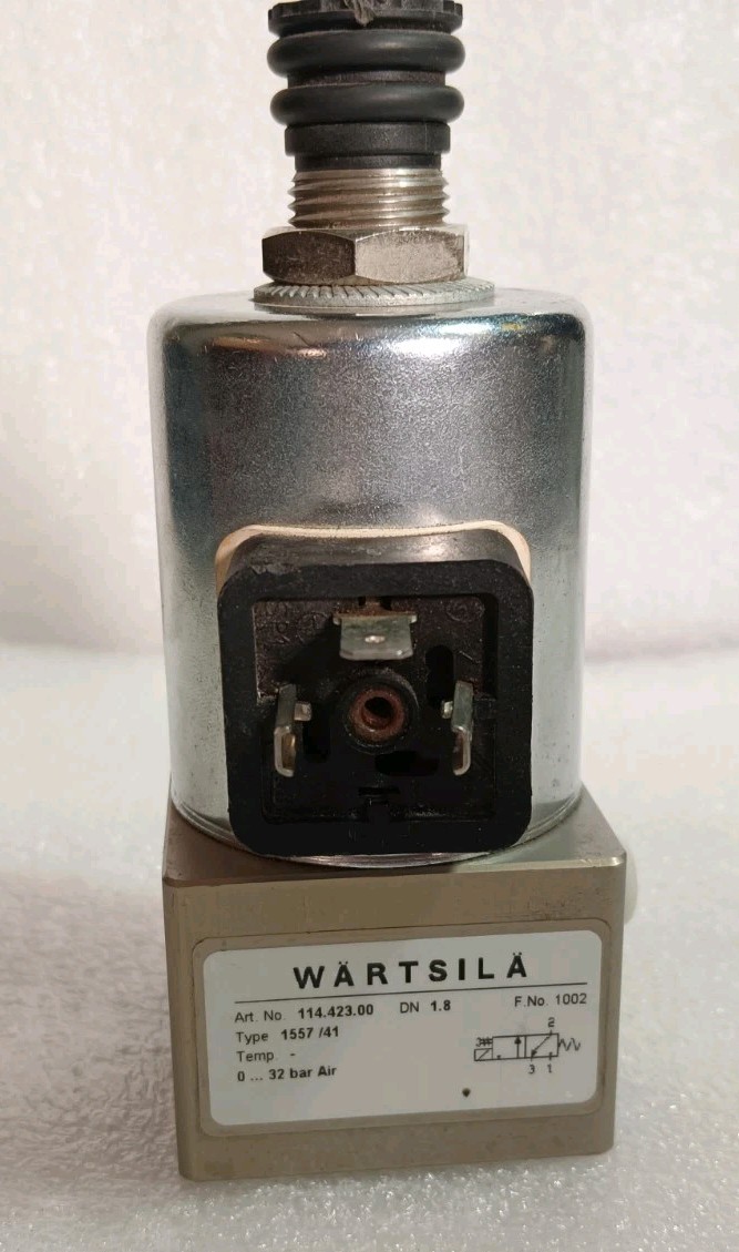 Wartsila Art.No 118.156.110N Type 2E27 Solenoid Valve 110VDC New As Images