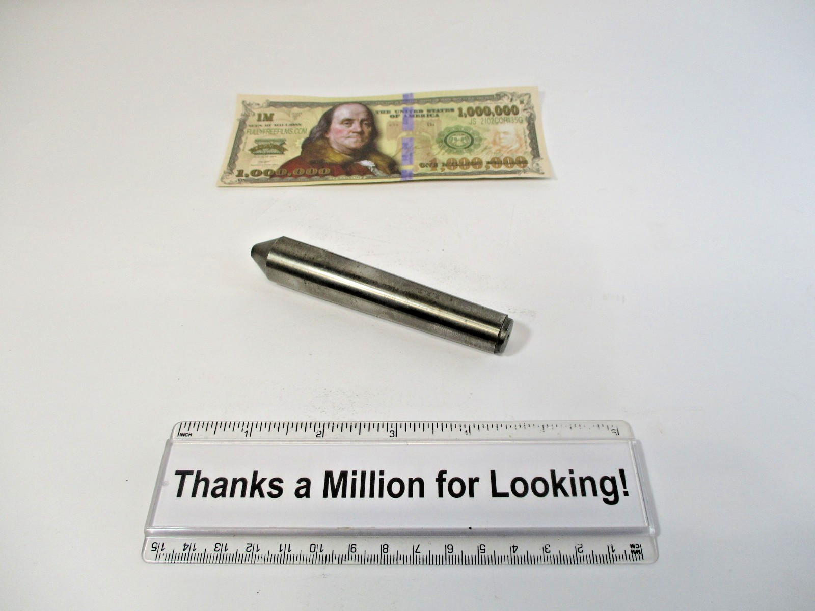 JARNO # 6 Taper Lathe DEAD Full Center 60° CARBIDE Tip RRT USA # 2597-06 in VGC