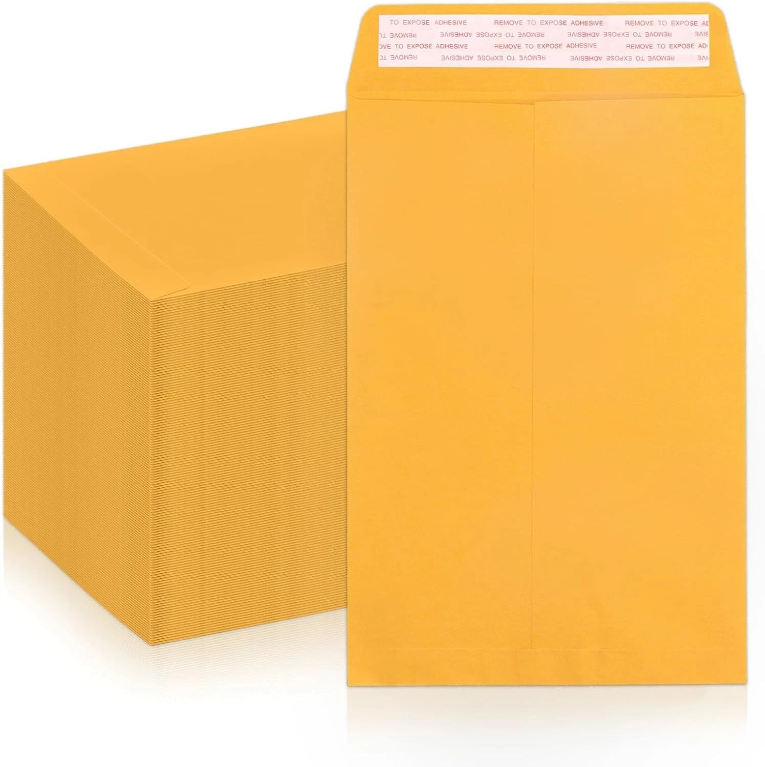 6×9 Manilla Envelopes Self Seal 250 PCS, Goefun Small Brown Kraft 6×9,