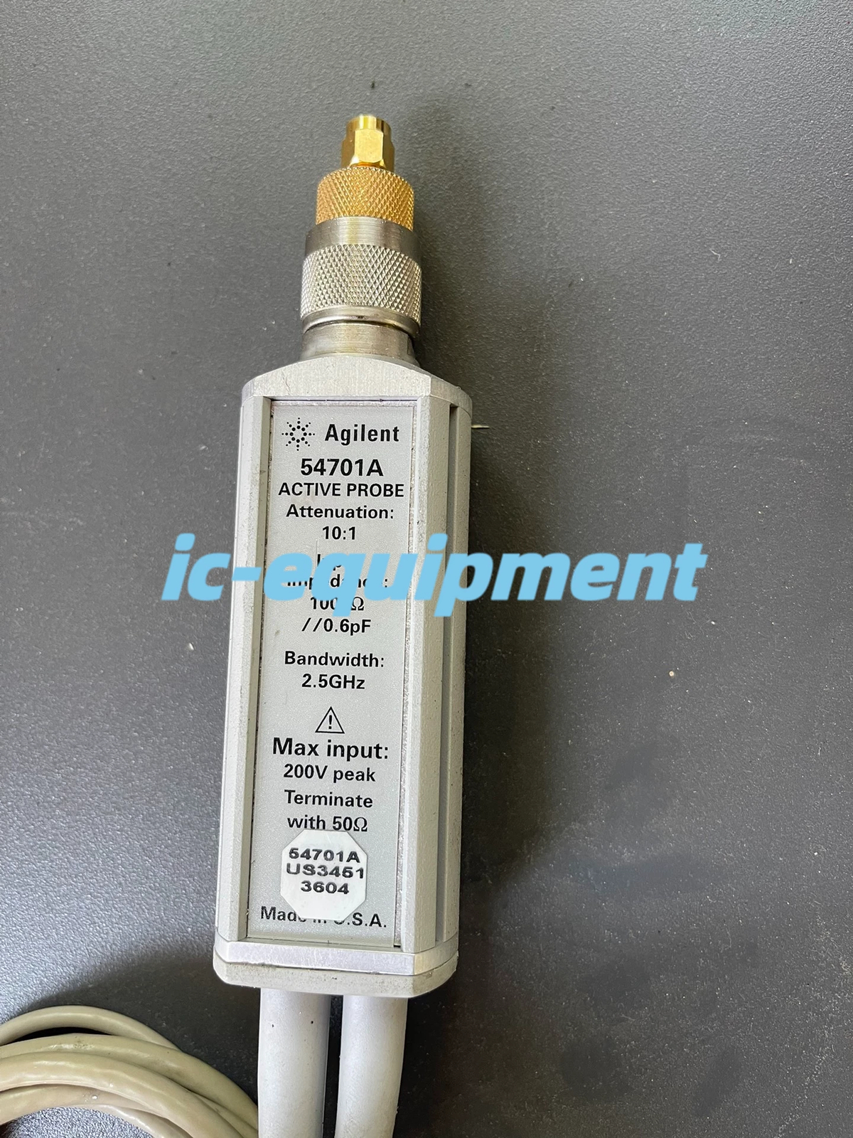 Agilent 54701A 2.5-Ghz 0.6-pF Active Probe Part#ic