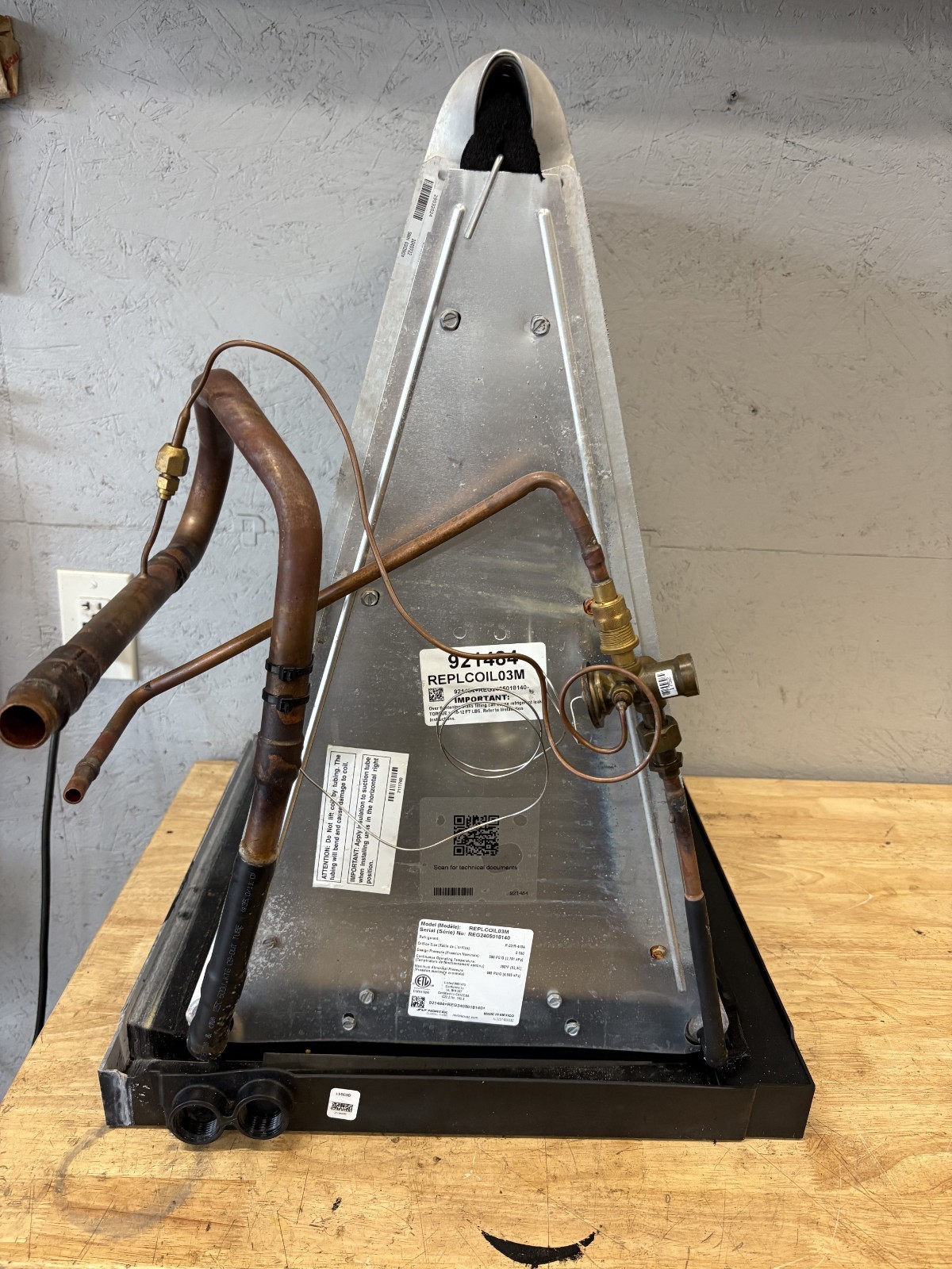 3.0 Ton Ac/HP Upflow/Downflow Uncased A Coil. REPLCOIL03M