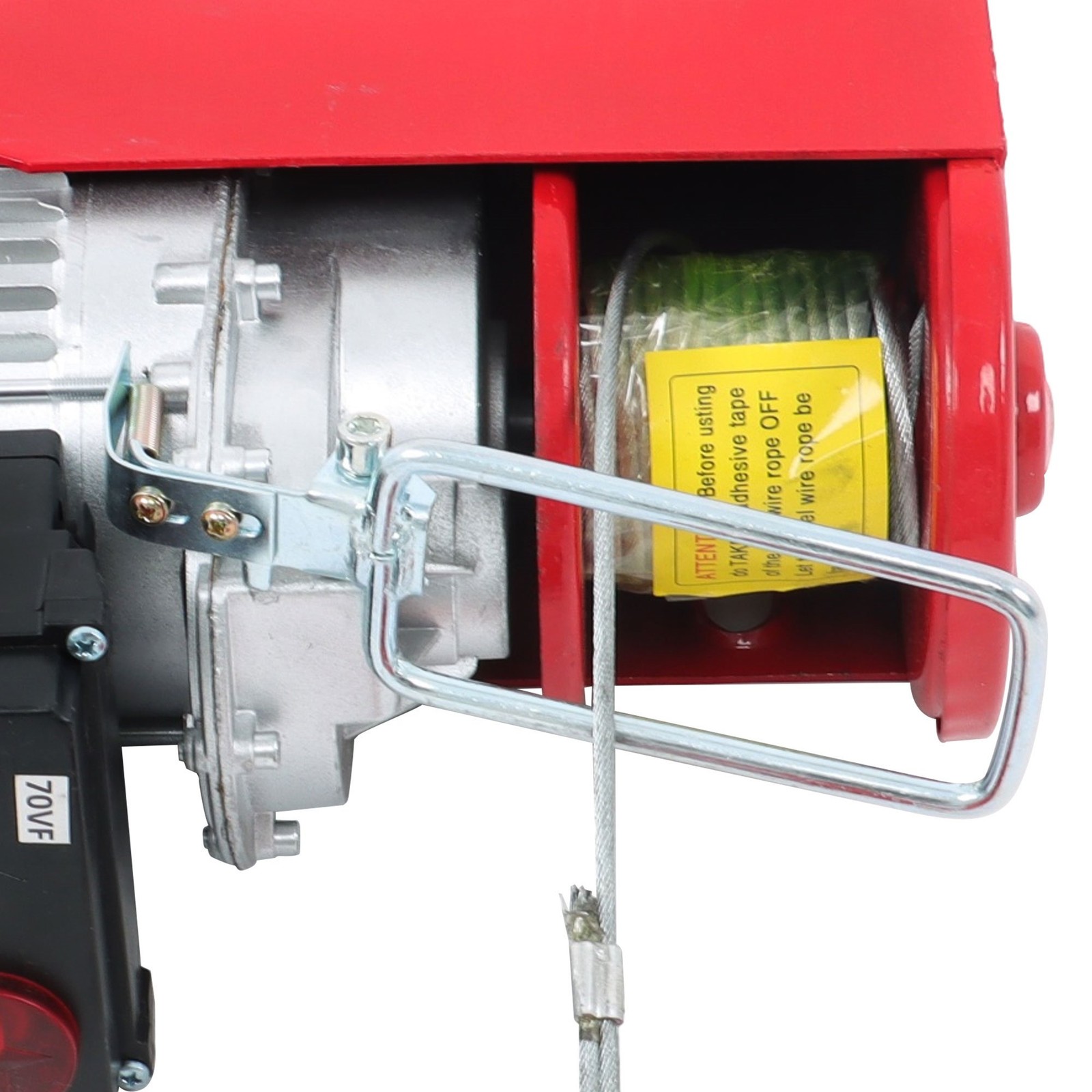 Mini Electric Hoist 1320lbs Crane Winch w/ Wireless Remote Control 1150W 110V