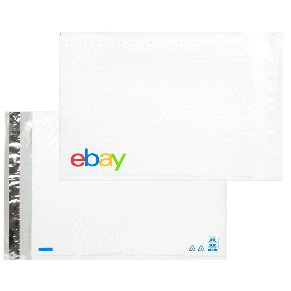 20 Pack eBay Branded Envelopes 8.5” x 11.25” Padded Bubble Mailer Envelope