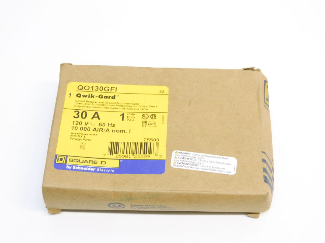 SQUARE D QO130GFI 120V 30A NSMP