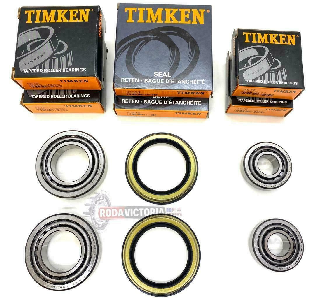 Ford Ranger 2wd Front Wheel Bearings & Seals Kit 1995-2011 (2 sides) TIMKEN
