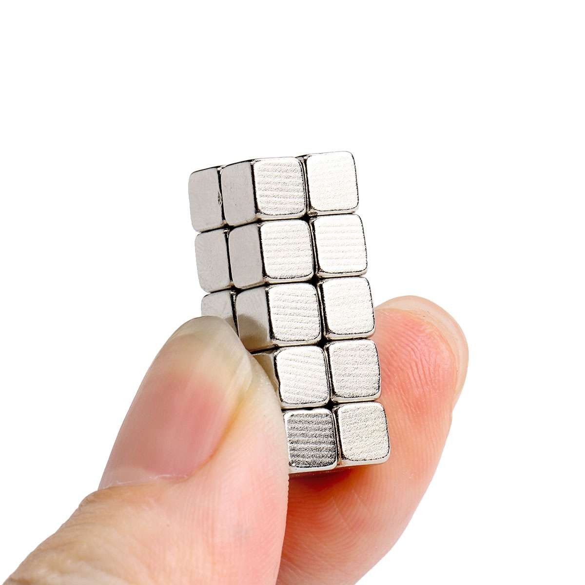 20/40/60/100 Neodymium N38 Block Square Cube Magnets Strong Rare Earth 4x4x4mm