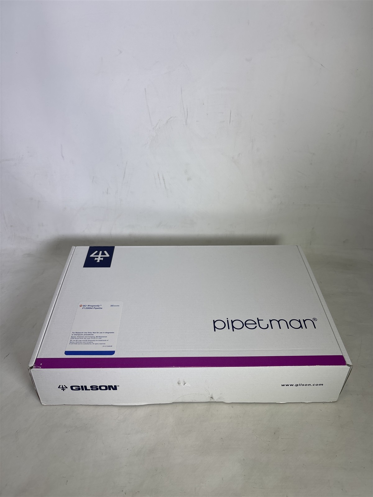 Gilson Pipetman M P1200M Becton Dickinson Electronic Pipette