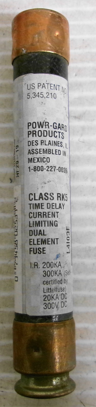 Littelfuse FLSR25ID Class RK5 Time-Delay Indicator Fuse 25A 600VAC (Lot of 6)