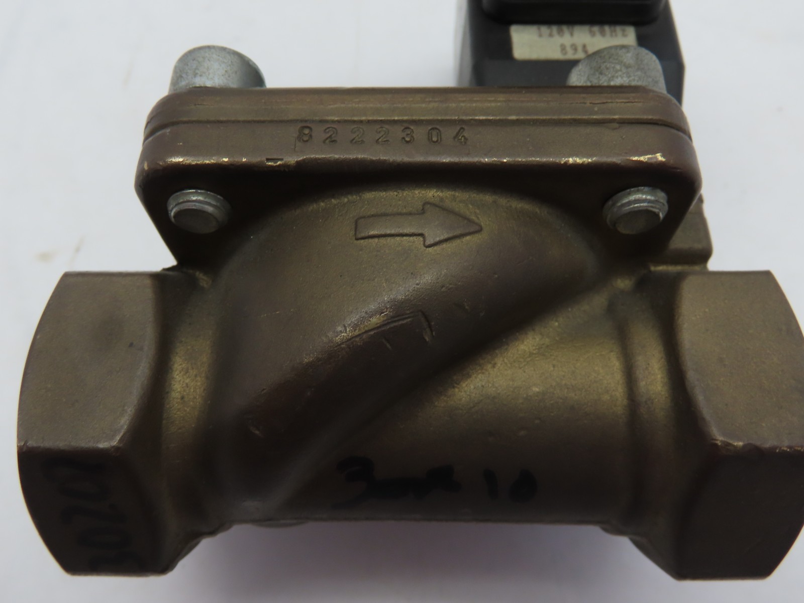 Herion Directional Pneumatic NC Solenoid Valve 120V Coil 3/4″ NPT inlet/outlet