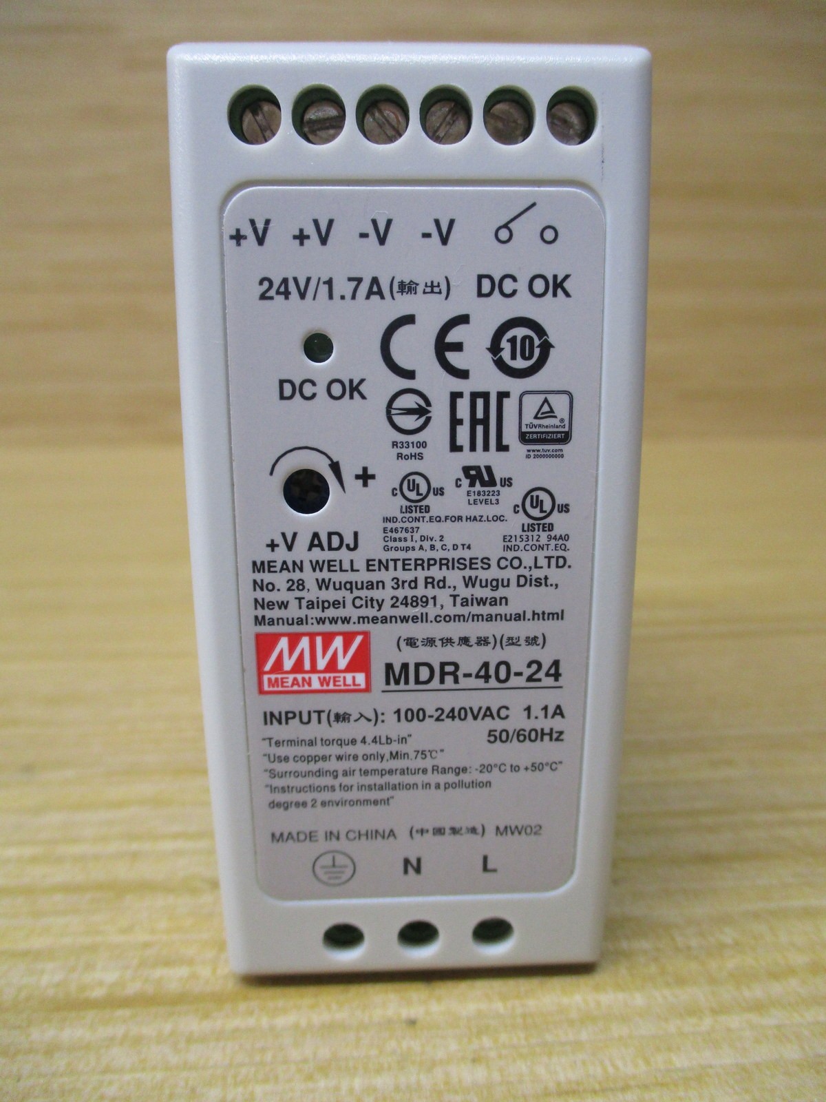 Mean Well MDR-40-24 Power Supply MDR4024