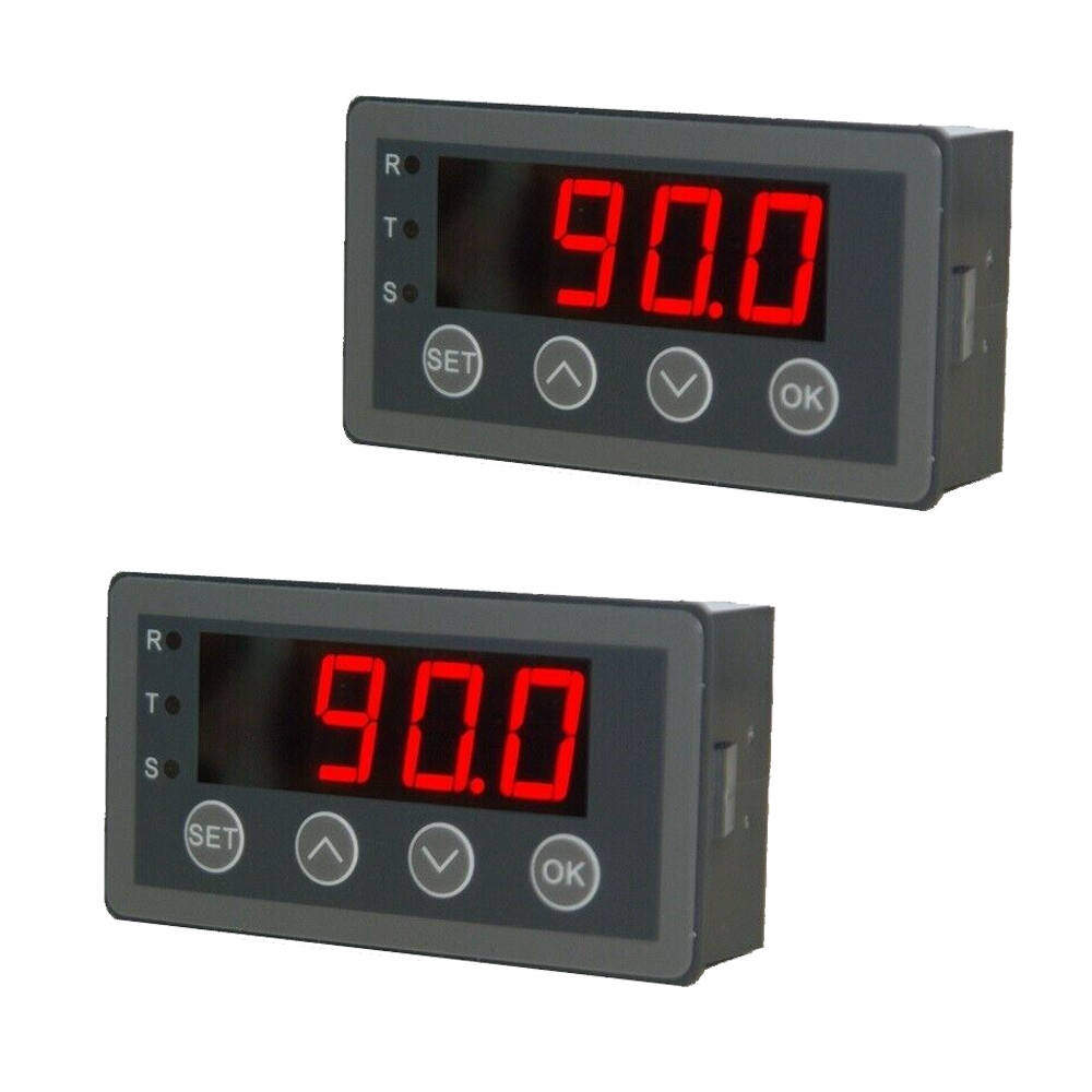 Digital Display Meter 0-10V 0-20mA 2-10V 4-20mA Analog Display Meter with Relay