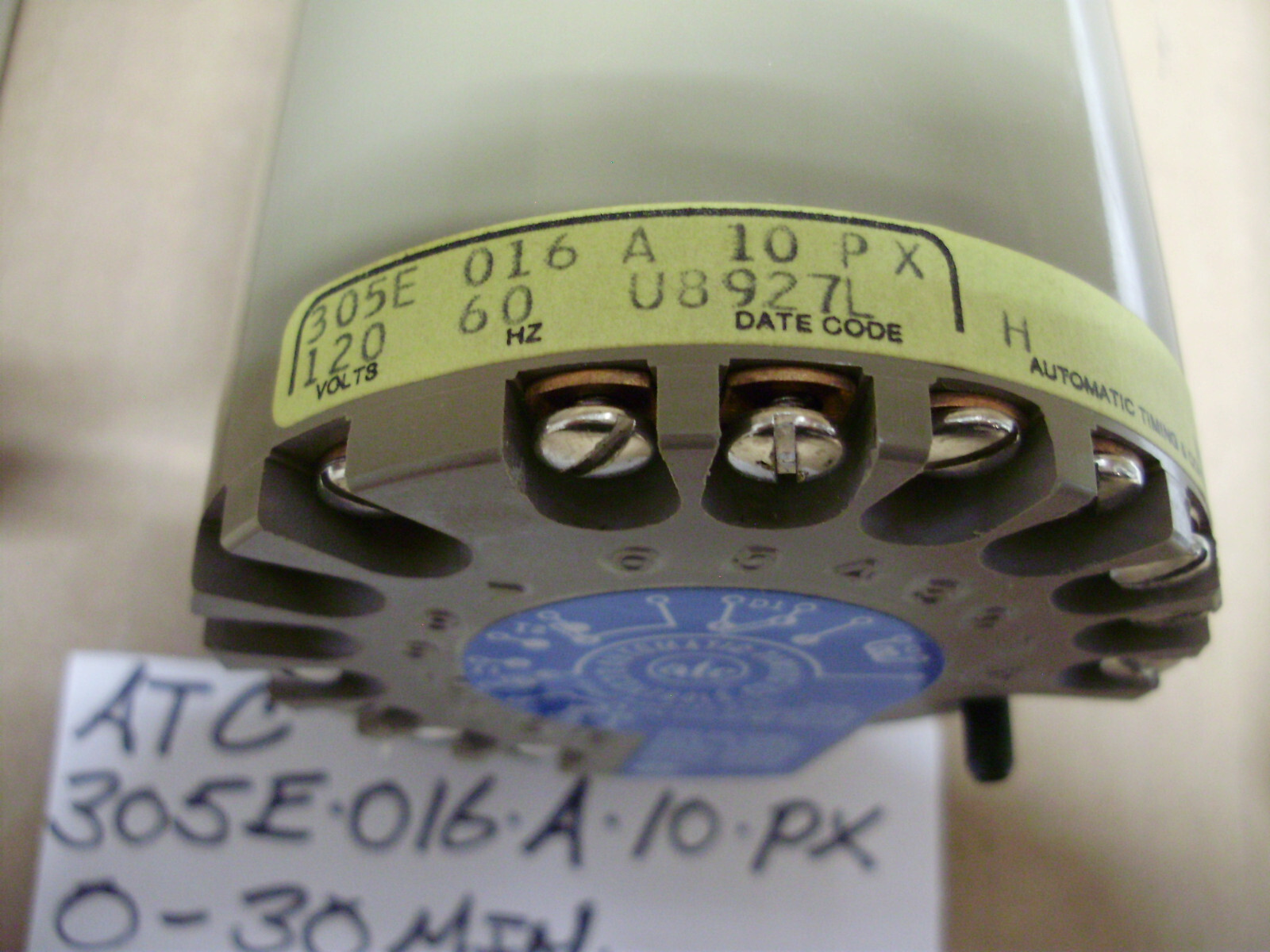 ATC & Paragon Electric Timers, 0 -15 min / 240 Volt, 0-30 min /120 Volt, 24 Hour