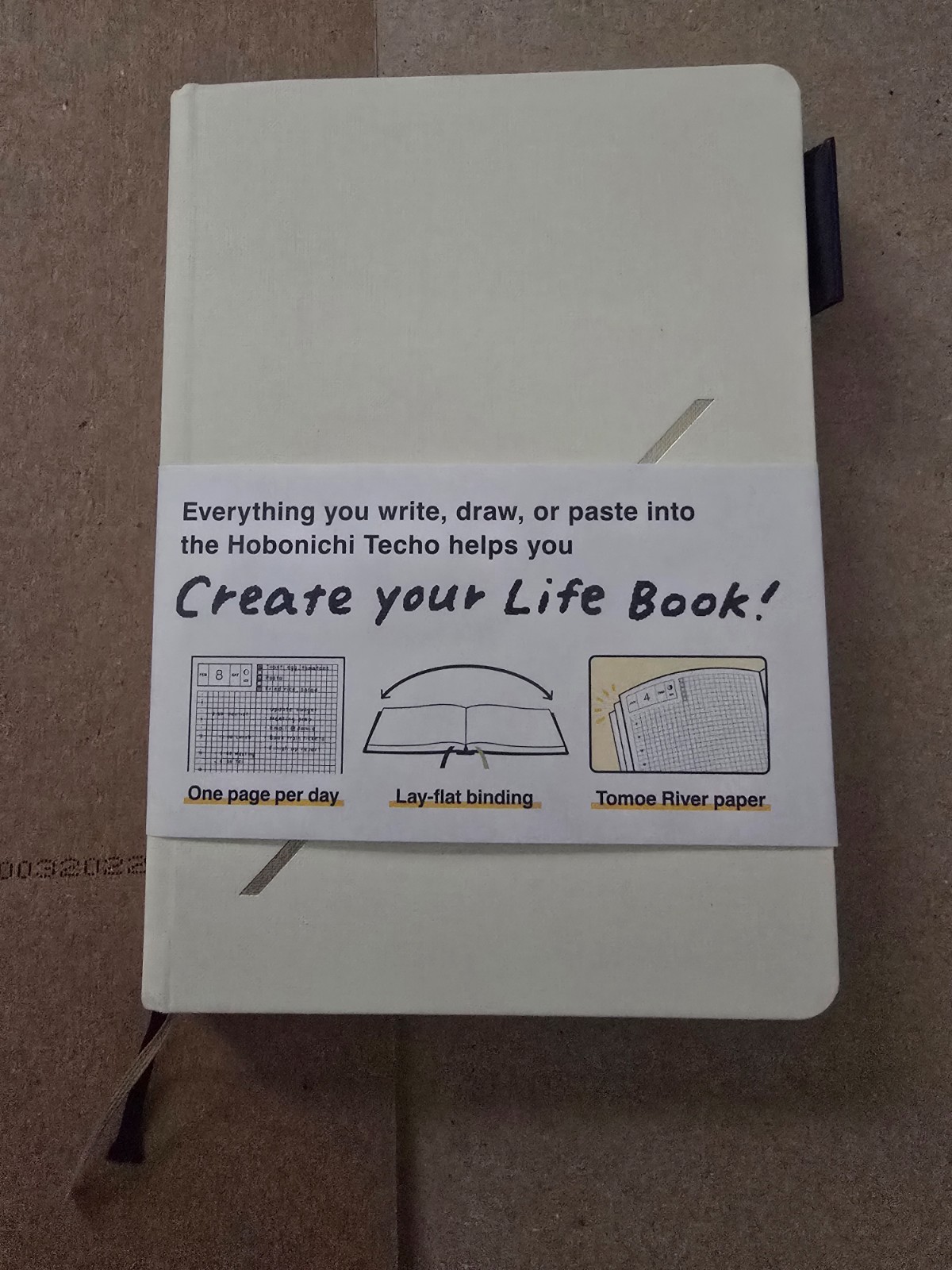 2026 a6 hobonichi hon new and unused open box with pencil board