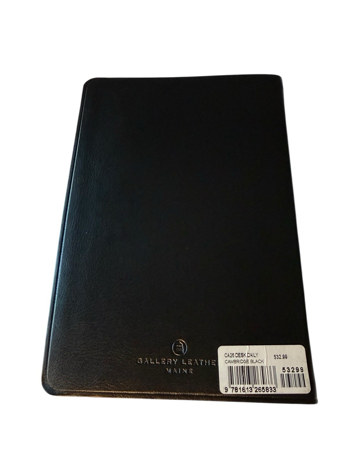 New Gallery Leather 2026 Daily Planner Black Notes Tasks Format 8” X 5.5”