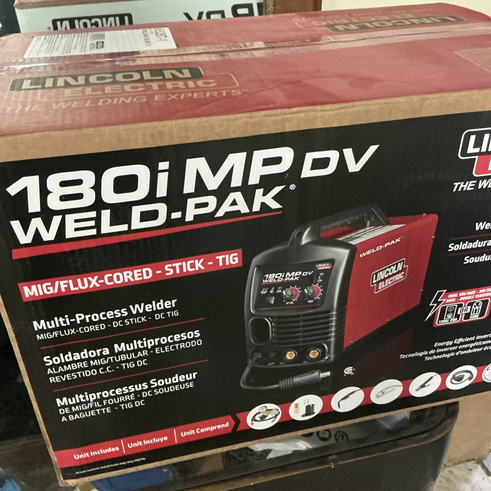 Lincoln Electric 180i MP DV Weld Pak Multiprocess Welder K5257-1 New