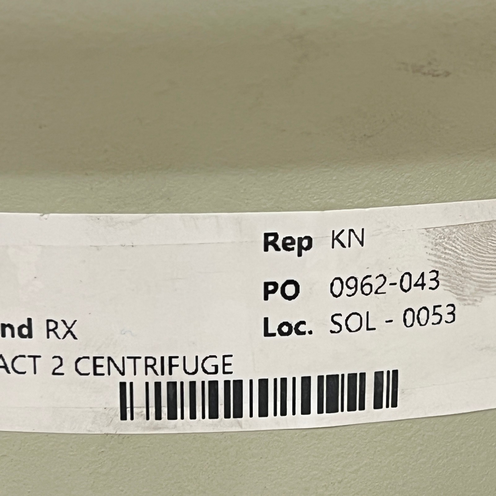 Becton Dickinson Adams Compact 2 Centrifuge 0962-043 with Rotor, Tested