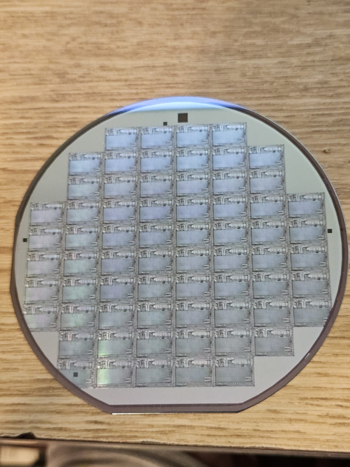 Cool Computer CPU Silicon 4.5″ Wafer / Wafers IC RAM Chip Lithography 77358 WX