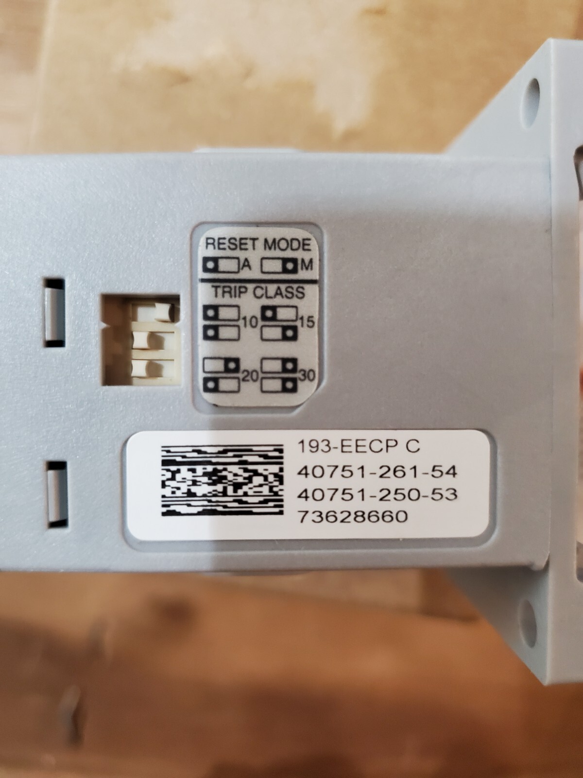 ALLEN BRADLEY E1 PLUS 1.0-5.0 AMP OVERLOAD RELAY 193-EECP SER. C **NEW**