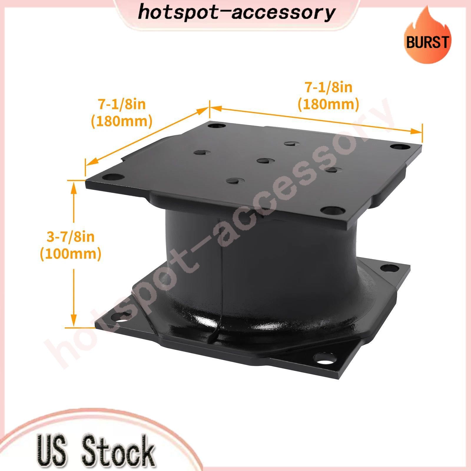 4PCS Vibratory Plate Compactor Rubber Isolator Shock Mount Fits For Doosan