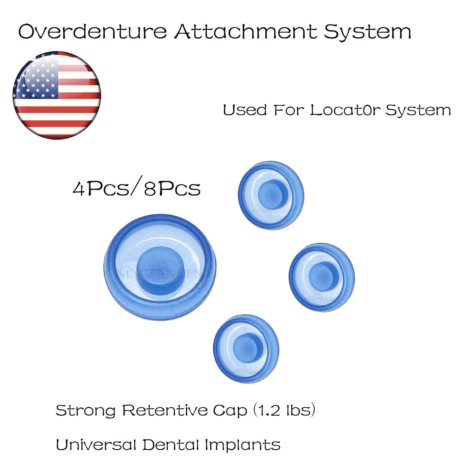 US Locator Tapered Abutment 1-5.0mm height for Zimmer TSV3.5 Mis Adin Implants