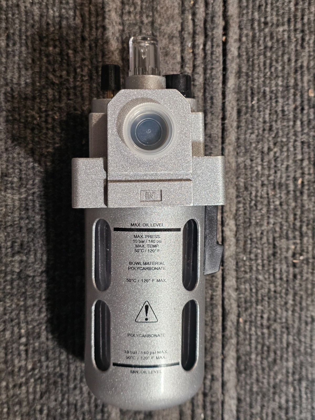 Janatics L1593 Compressed Air Lubricator L1593 1/2″ NPT, 152 Milliliter Capacity
