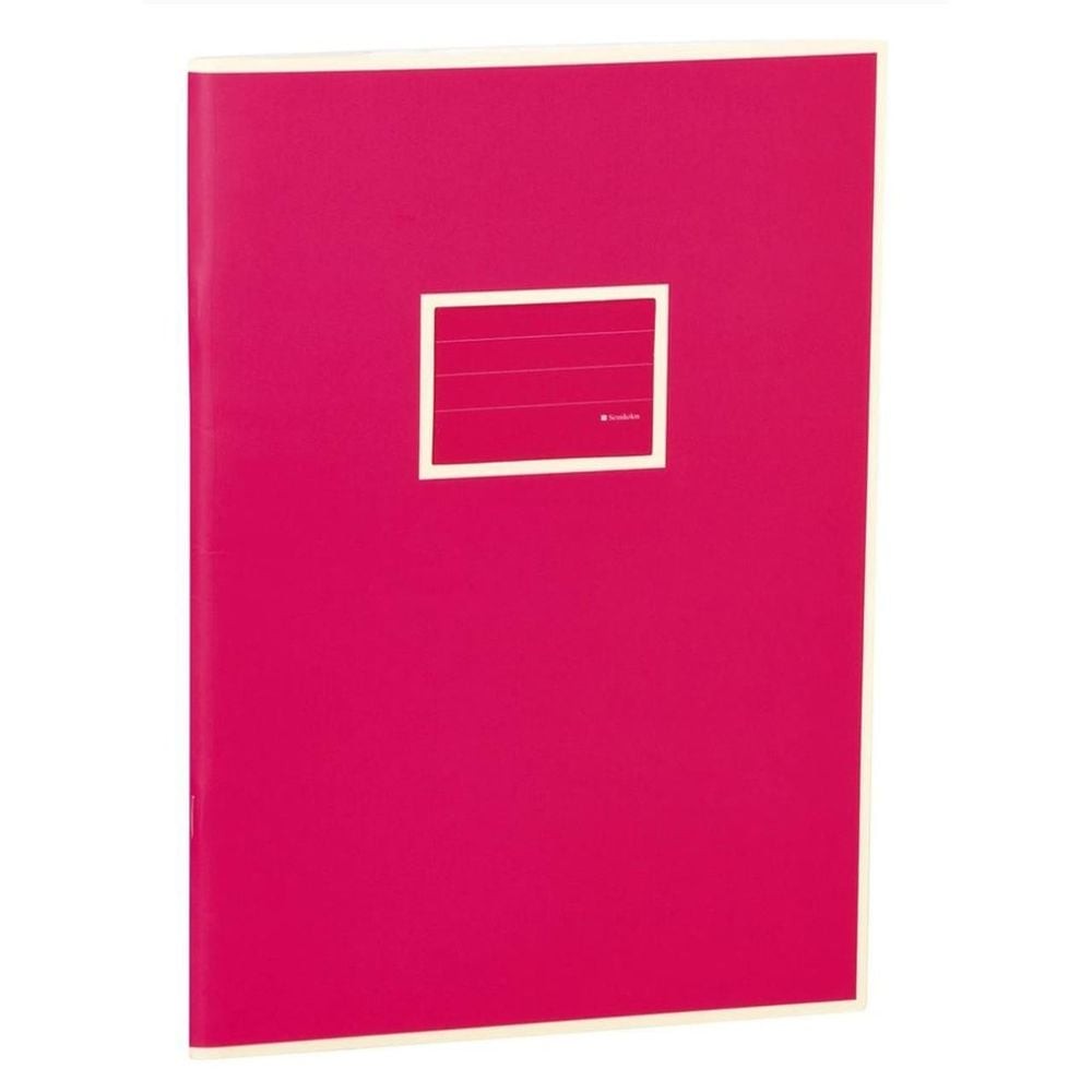 Lined Exercise Notebook (Pink) – A4