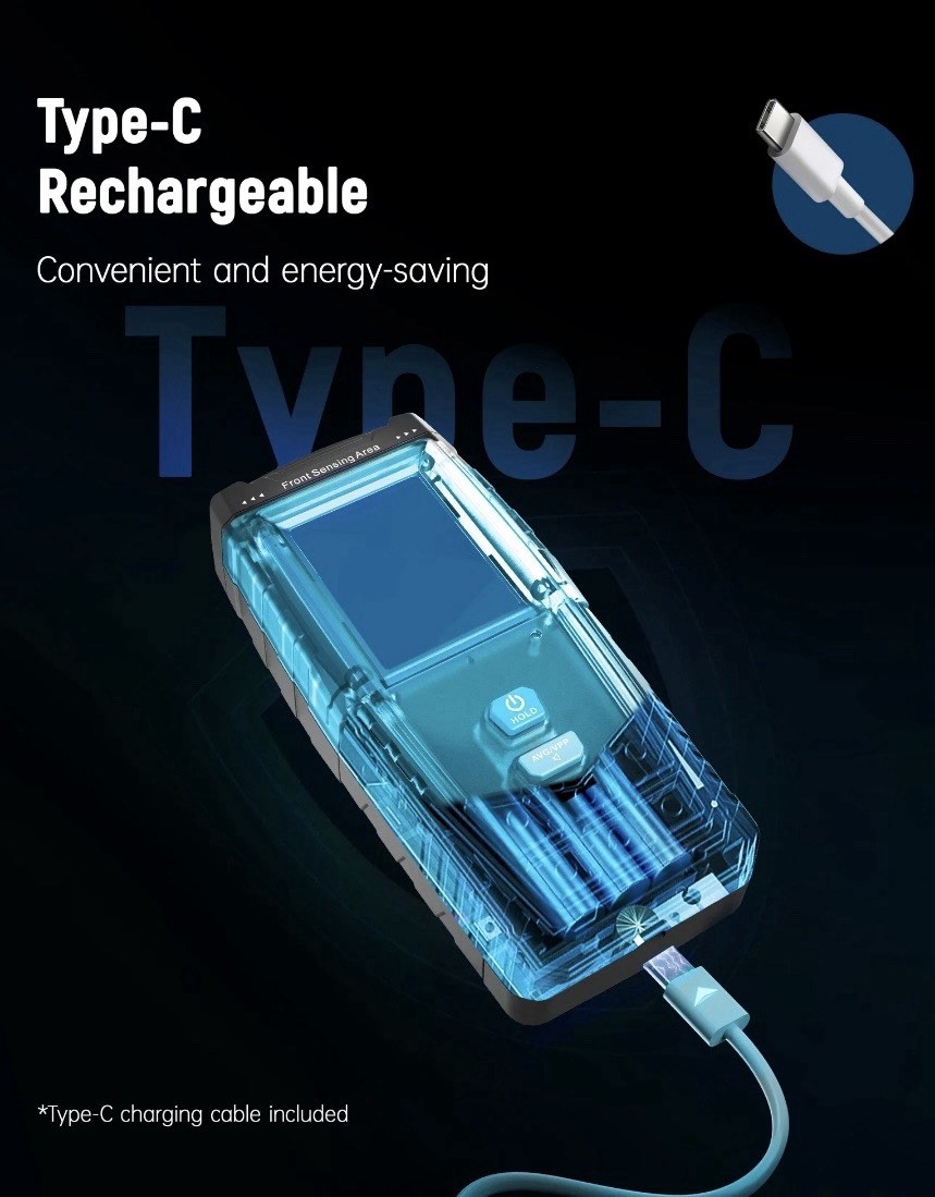 RT-100 EMF Meter Triple Axis Electric & Magnetic Field 4uT/40mG