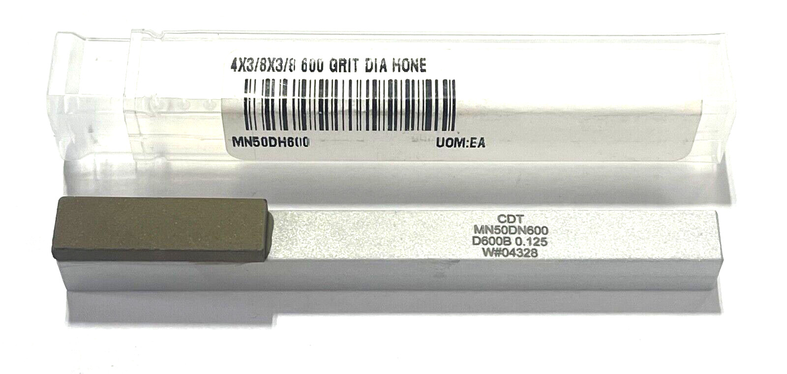 1″ Diamond 4′ Overall Single End Resin Bond Diamond Hone 600 Grit