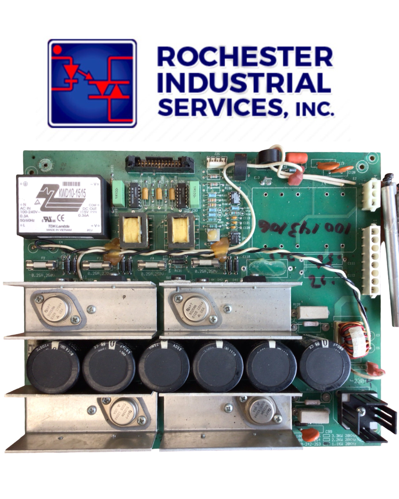 Branson – MODEL 100-222-250. BRANSON 900 ASSEMBLY PC POWER SUPPLY BOARD
