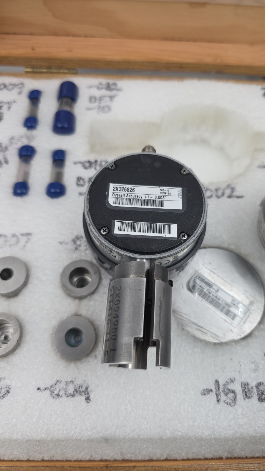 kit 2 Mitutoyo 543-392B Digimatic Indicator, 0-.5″/0-12.7mm Range, .00005″