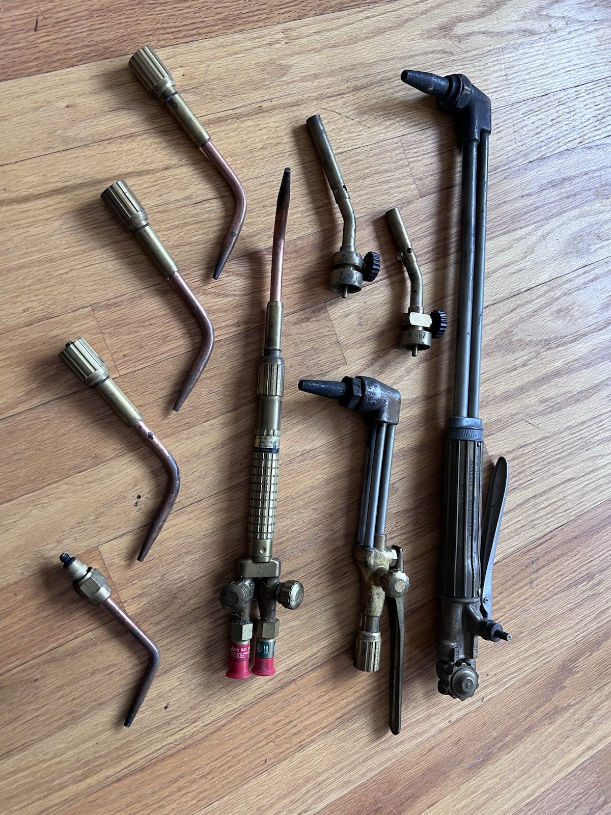Airco Cutting Welding Torch Lot 4790 818-0750 Uniweld 830 Berzumatic 14103