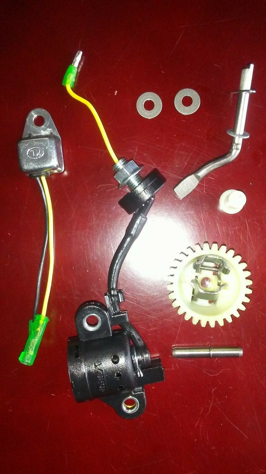 212cc PREDATOR 6.5 HP ENGINE PARTS – LOW OIL SHUTDOWN and GOVERNOR gear & shaft