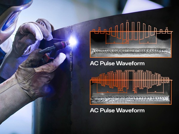 220V AC/DC HF Pulse TIG Welder Stick Welder 5in1 with 5-Pin10K Foot Pedal Switch