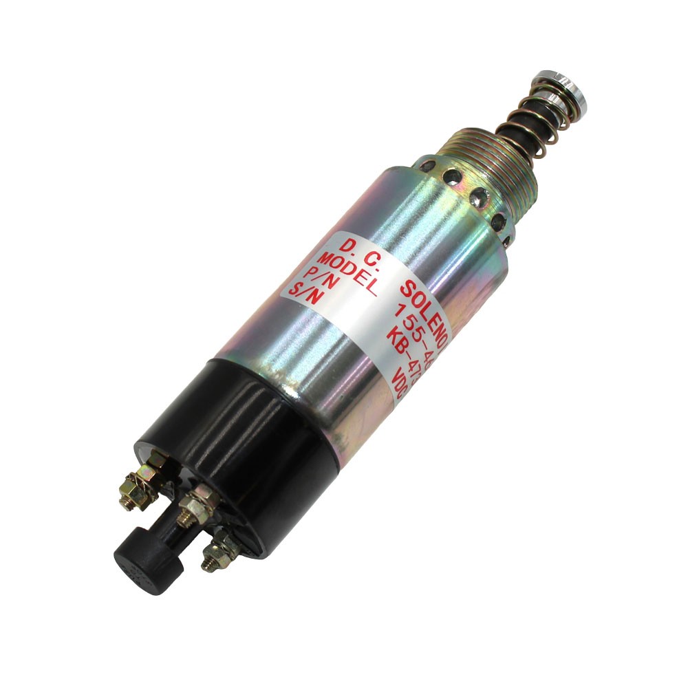 24V 8C-3663 155-4652 125-5772 Shut Off Solenoid Fits CAT 3126 3114 3116