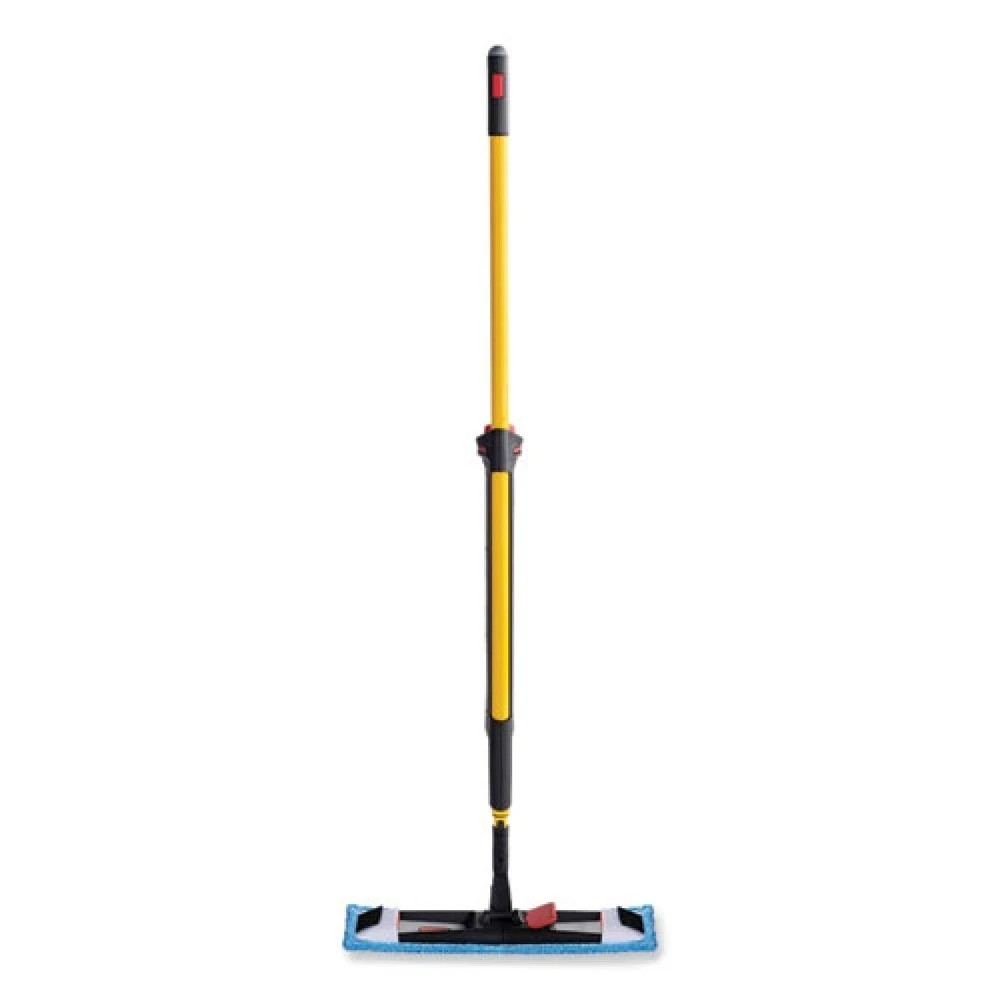 Rubbermaid HYGEN Pulse Microfiber Flat Mop Kit (1835528) includes 2 pads 18″