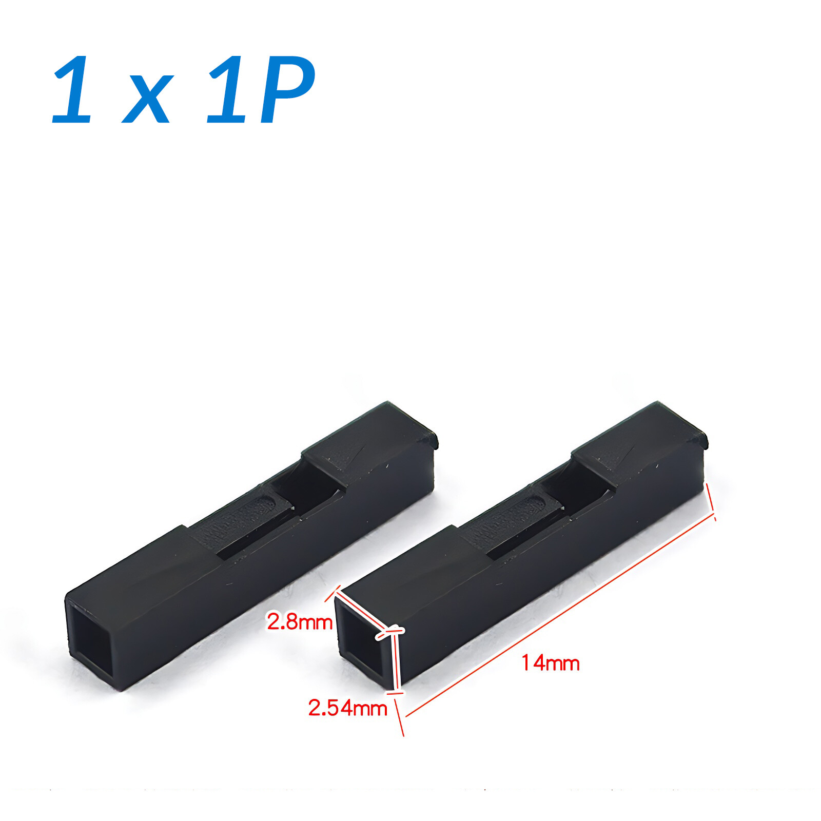 DuPont 2.54mm Connector Plug Housing Single / Double Row 1-10Pin 2×3-10Pin Shell