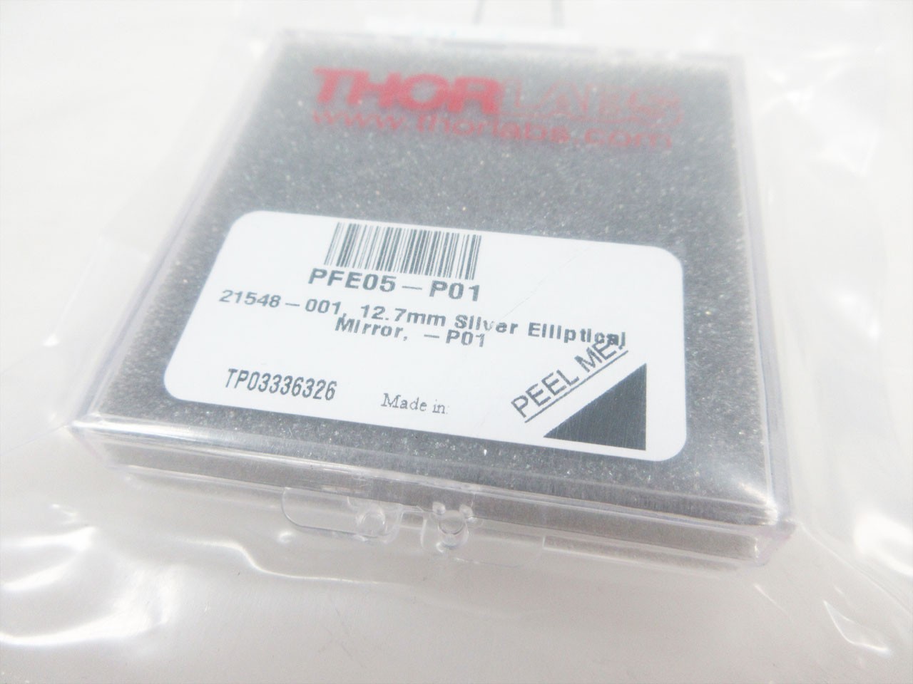 THORLABS PFE05-P01 1/2″ PROTECTED SILVER ELLIPTICAL MIRROR 450 nm – 20 um NEW