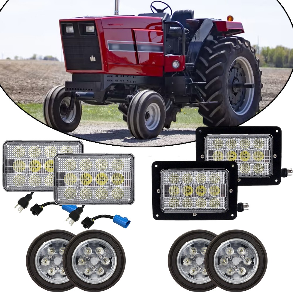 LED Work Lights Kit For Case IH 3088,3288,3488,3688,5088,5288,5488 Tractors+