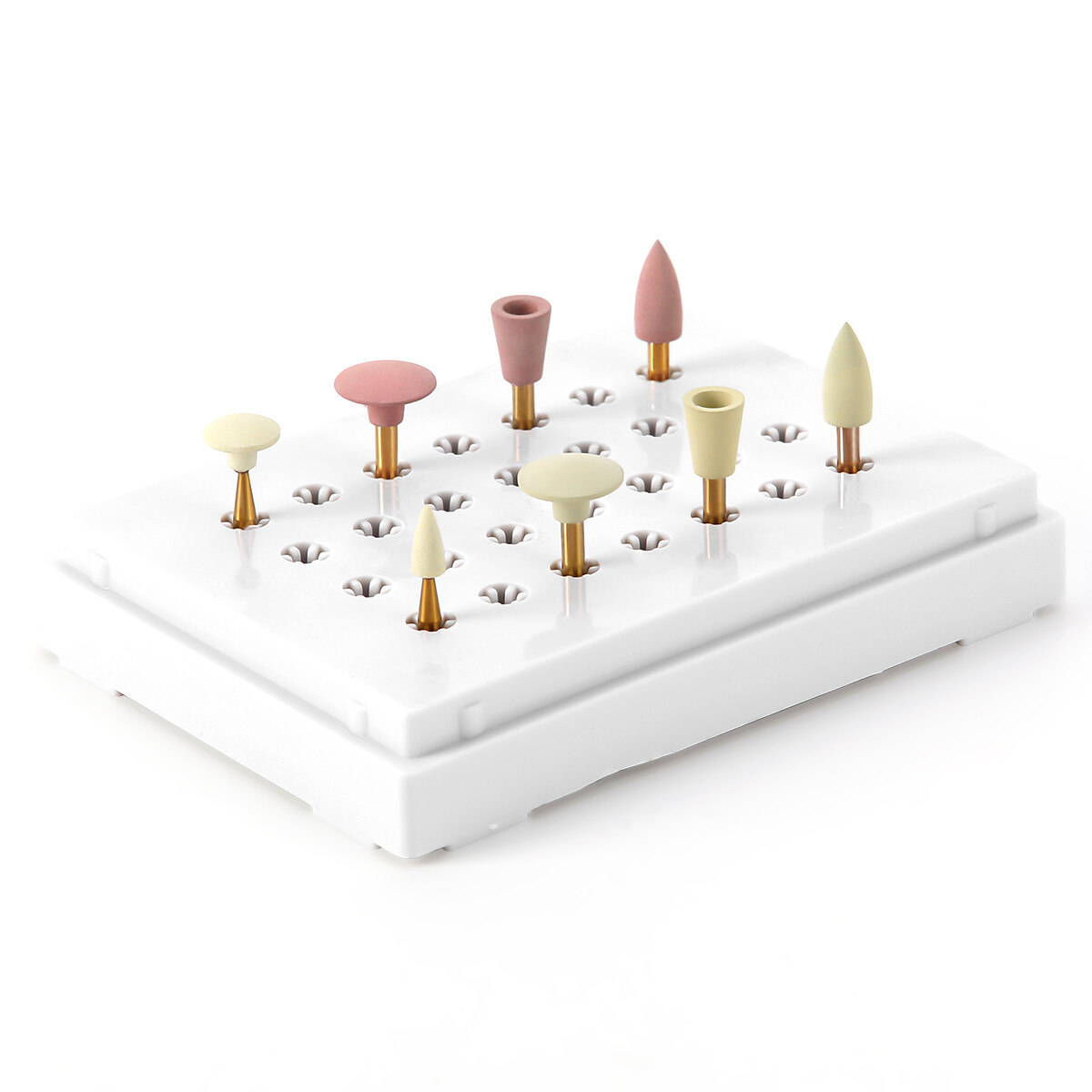 Dental HP RA Ceramic /Rubber Diamond Bur Zirconia Grinding and Polishing Kit