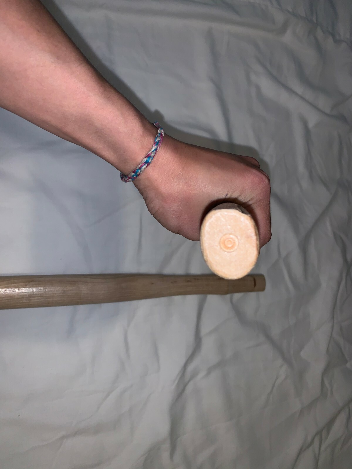 QTY 2 14 INCH NATURAL WOODEN MACHINIST / BALL-PEEN / HAMMER REPLACEMENT HANDLES